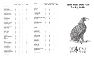 Preview of View Black Mesa Birding Guide
